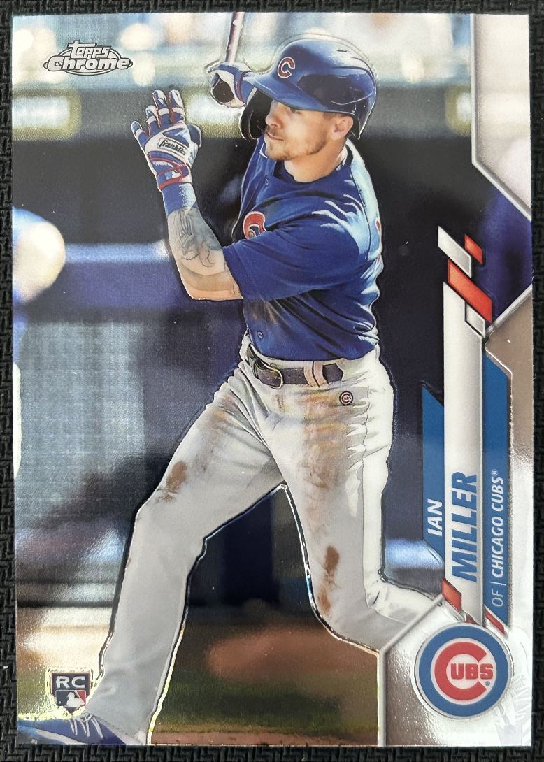 2020 Topps Chrome Update Ian Miller Rookie Chicago Cubs #U-28