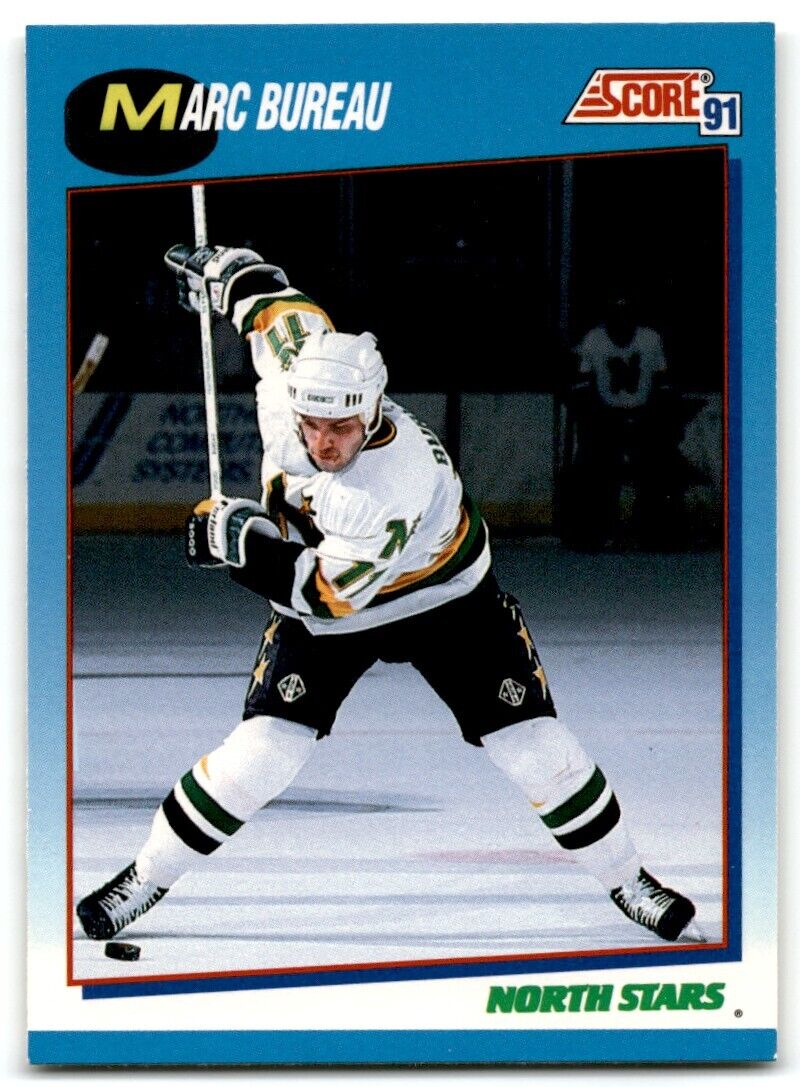 1991-92 Score Canadian Marc Bureau Minnesota North Stars #476