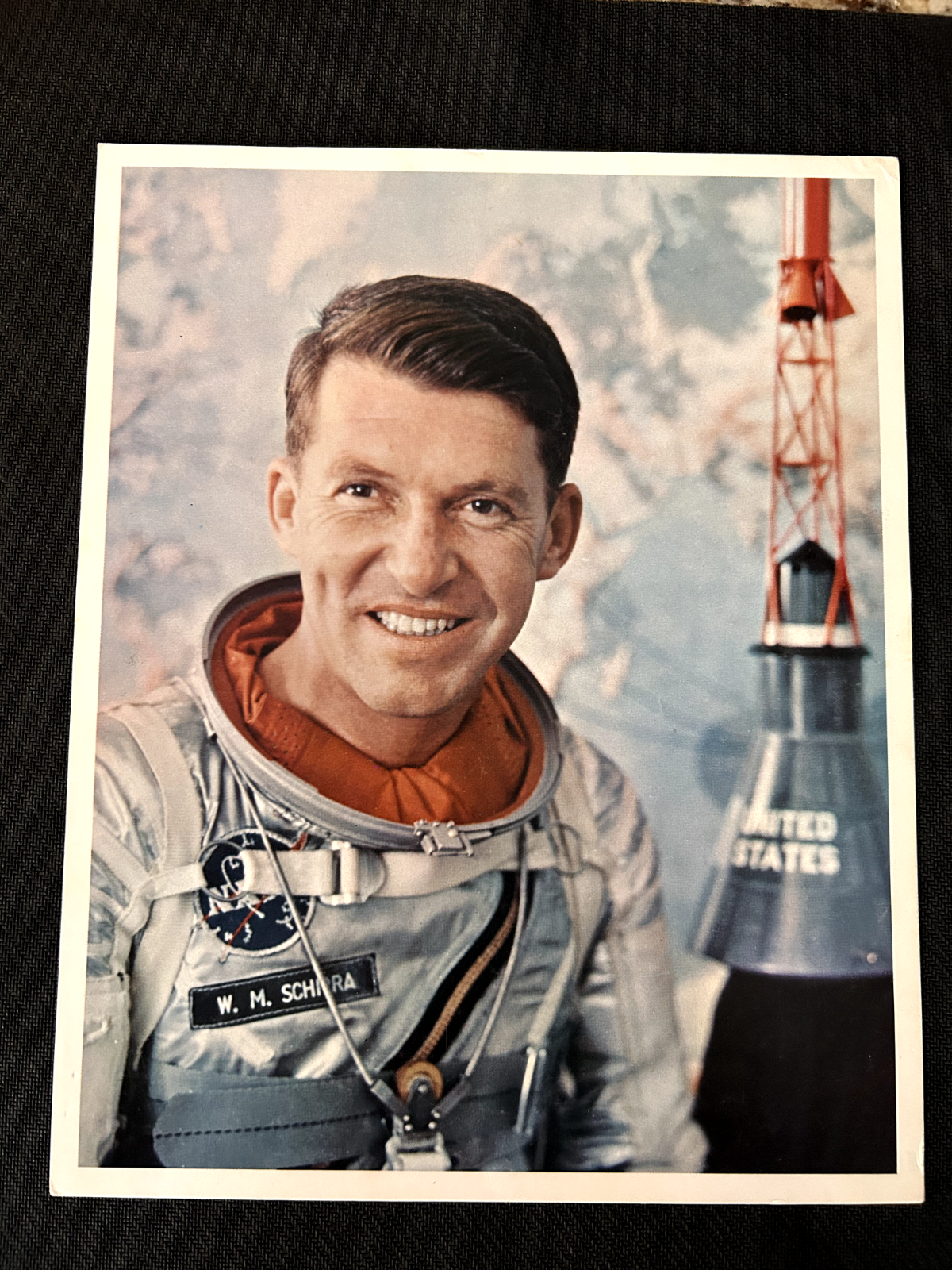 NASA Mercury Gemini Apollo Astronaut Wally Schirra official litho