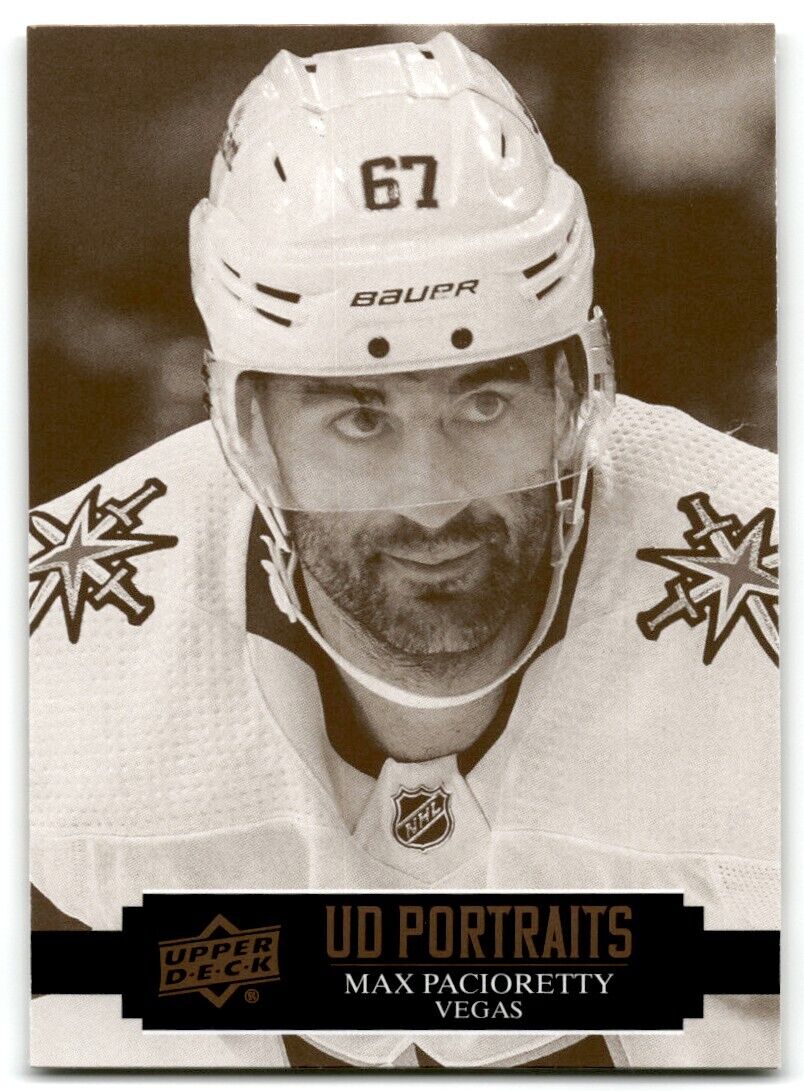 2020-21 Upper Deck Max Pacioretty Vegas Golden Knights #432