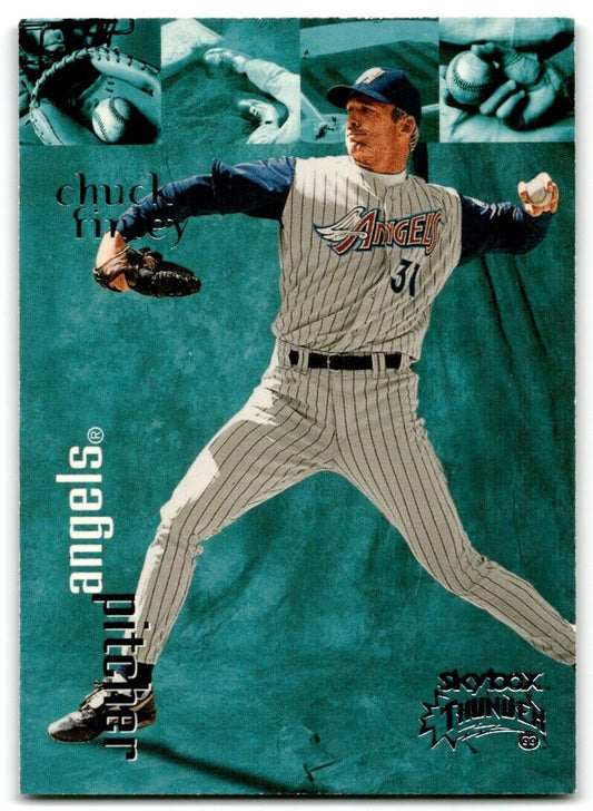 1999 SkyBox Thunder Rave Chuck Finley Anaheim Angels #94