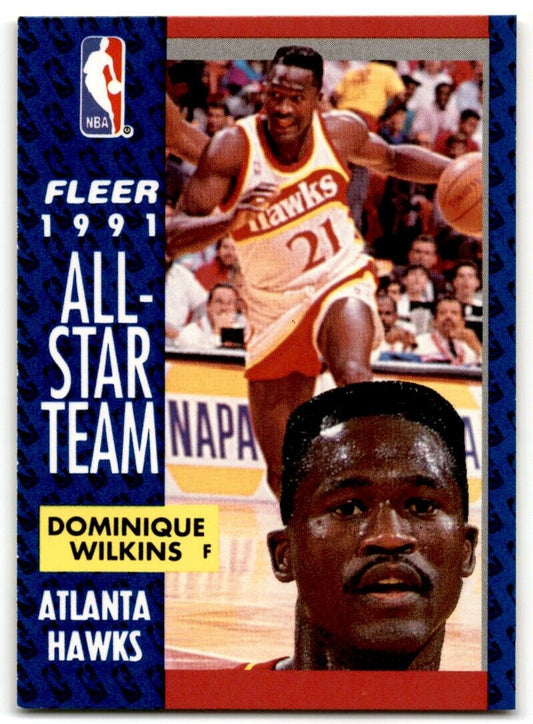 1991-92 Fleer Dominique Wilkins Atlanta Hawks #212