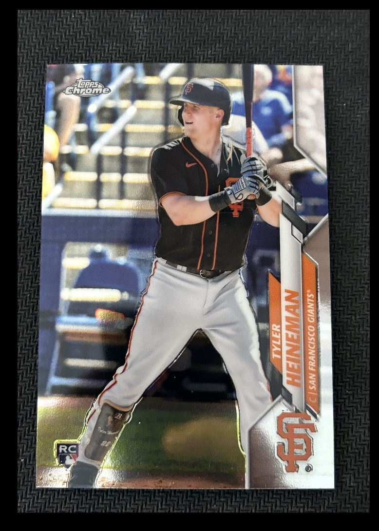 2020 Topps Chrome Update Tyler Heineman Rookie San Francisco Giants #U-36