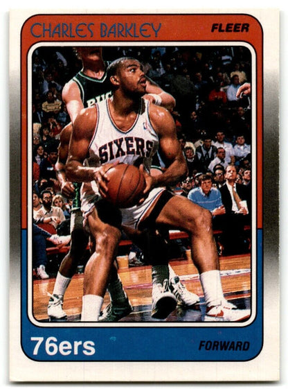 1988-89 Fleer Charles Barkley Philadelphia 76ers #85