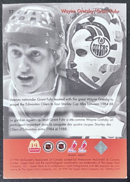 1998-99 Upper Deck McDonald's Wayne Gretzky/Grant Fuhr St. Louis Blues #T7