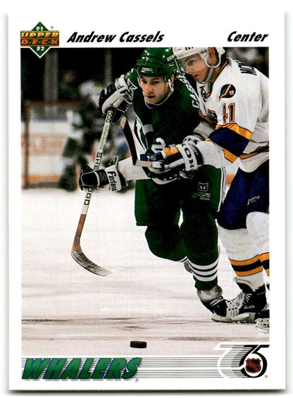 1991-92 Upper Deck Andrew Cassels Hartford Whalers #551