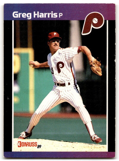 1989 Donruss Greg Harris Philadelphia Phillies #548