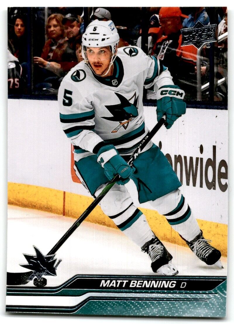 2023-24 Upper Deck Matt Benning San Jose Sharks #148