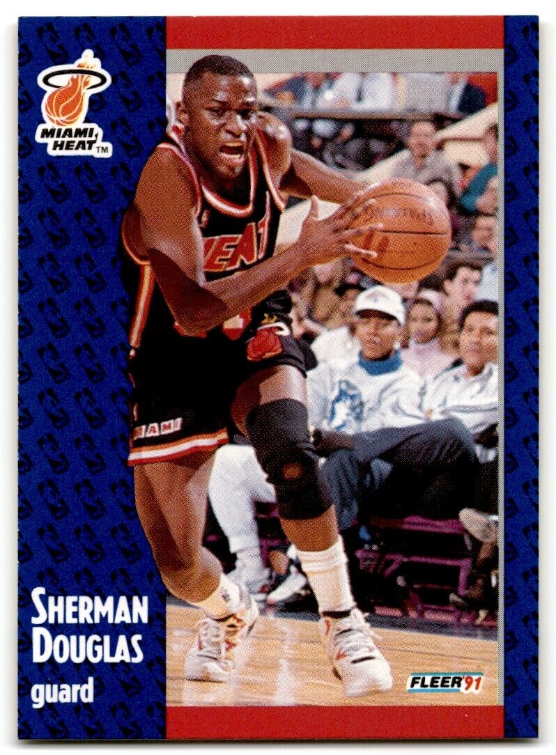 1991-92 Fleer Sherman Douglas Miami Heat #107