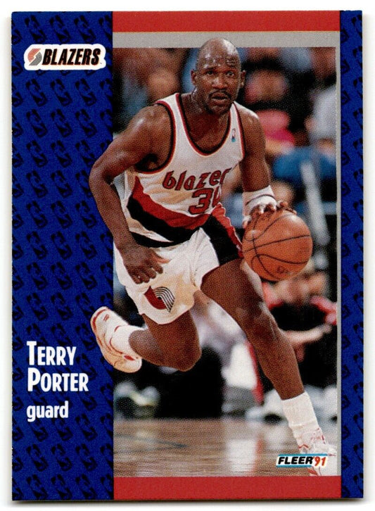 1991-92 Fleer Terry Porter Portland Trail Blazers #171