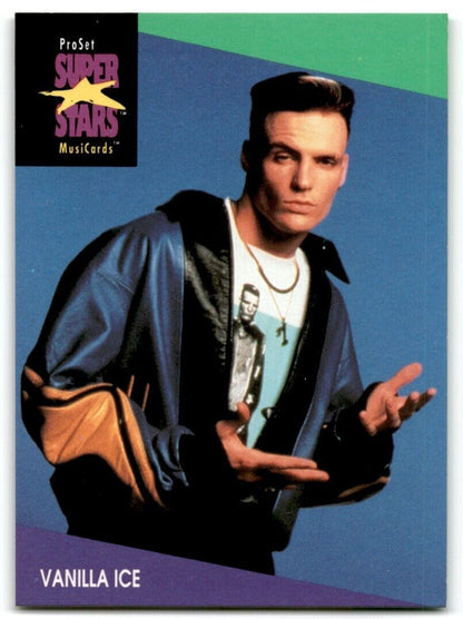 1991-92 ProSet Super Stars MusiCard Vanilla Ice #145