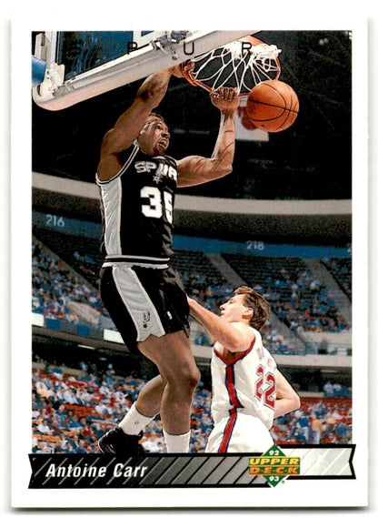 1992-93 Upper Deck Antoine Carr San Antonio Spurs #106