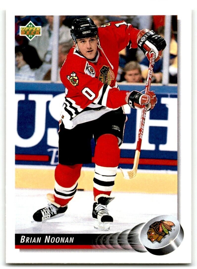 1992-93 Upper Deck Brian Noonan Chicago Blackhawks #117