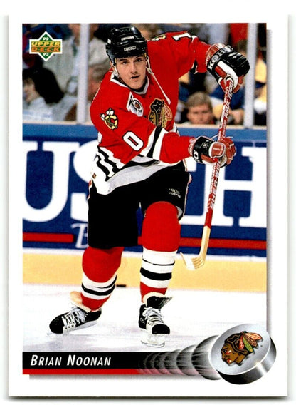 1992-93 Upper Deck Brian Noonan Chicago Blackhawks #117