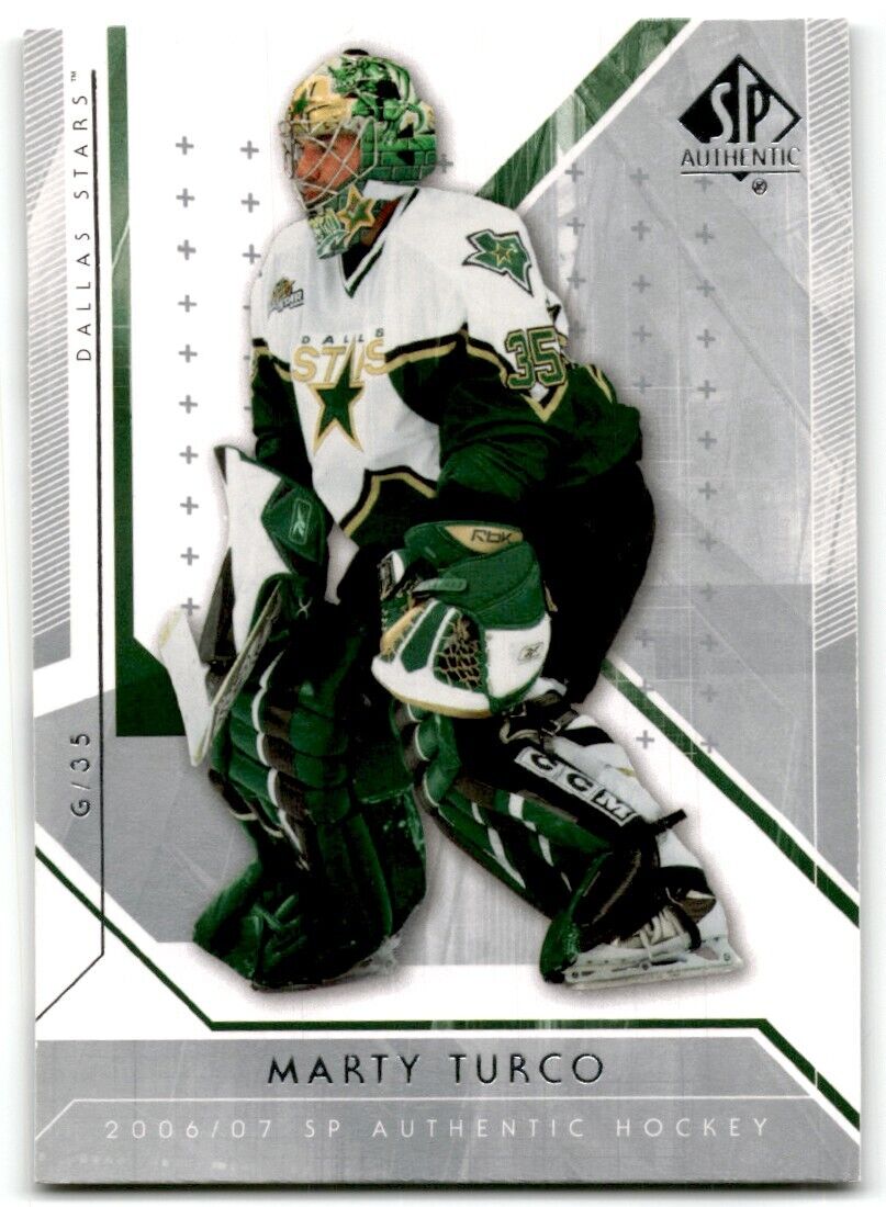 2006-07 SP Authentic Marty Turco Dallas Stars #69