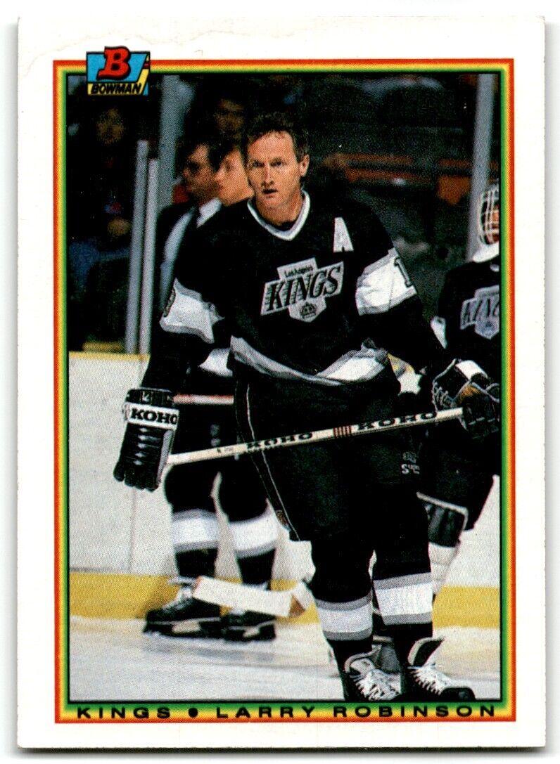 1990-91 Bowman Larry Robinson Los Angeles Kings #150