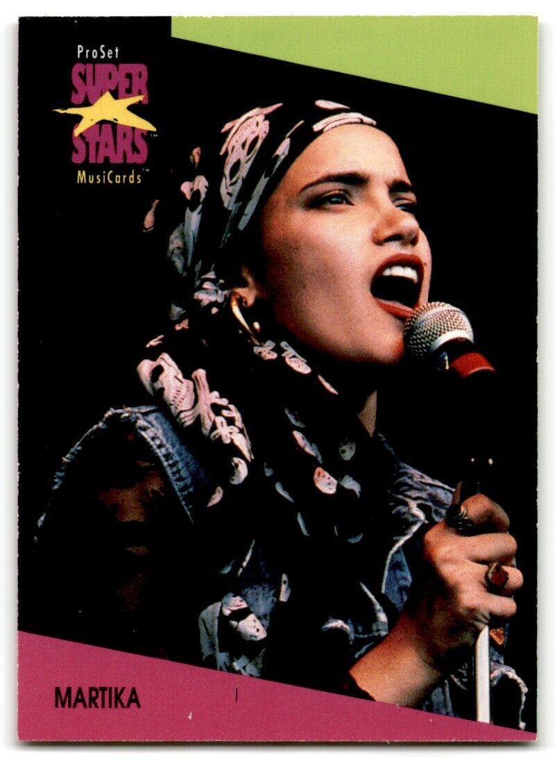 1991-92 ProSet Super Stars MusiCard Martika #256