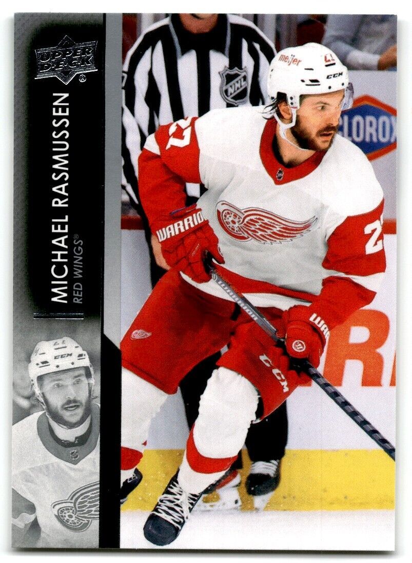 2021-22 Upper Deck Michael Rasmussen Detroit Red Wings #318