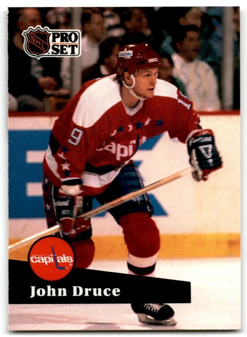 1991-92 Pro Set John Druce Washington Capitals #251