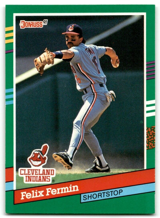 1991 Donruss Felix Fermin Cleveland Indians #537