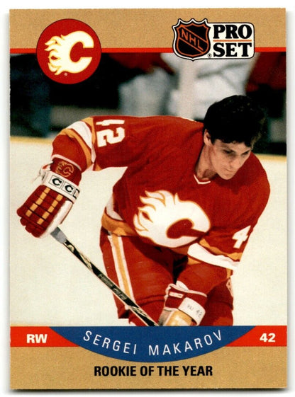 1990-91 Pro Set Sergei Makarov Calgary Flames #396