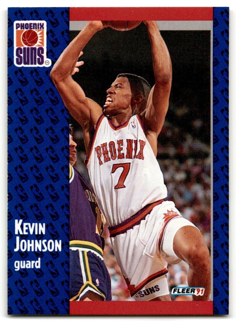 1991-92 Fleer Kevin Johnson Phoenix Suns #161