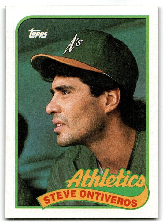 1989 Topps Steve Ontiveros Oakland Athletics #692