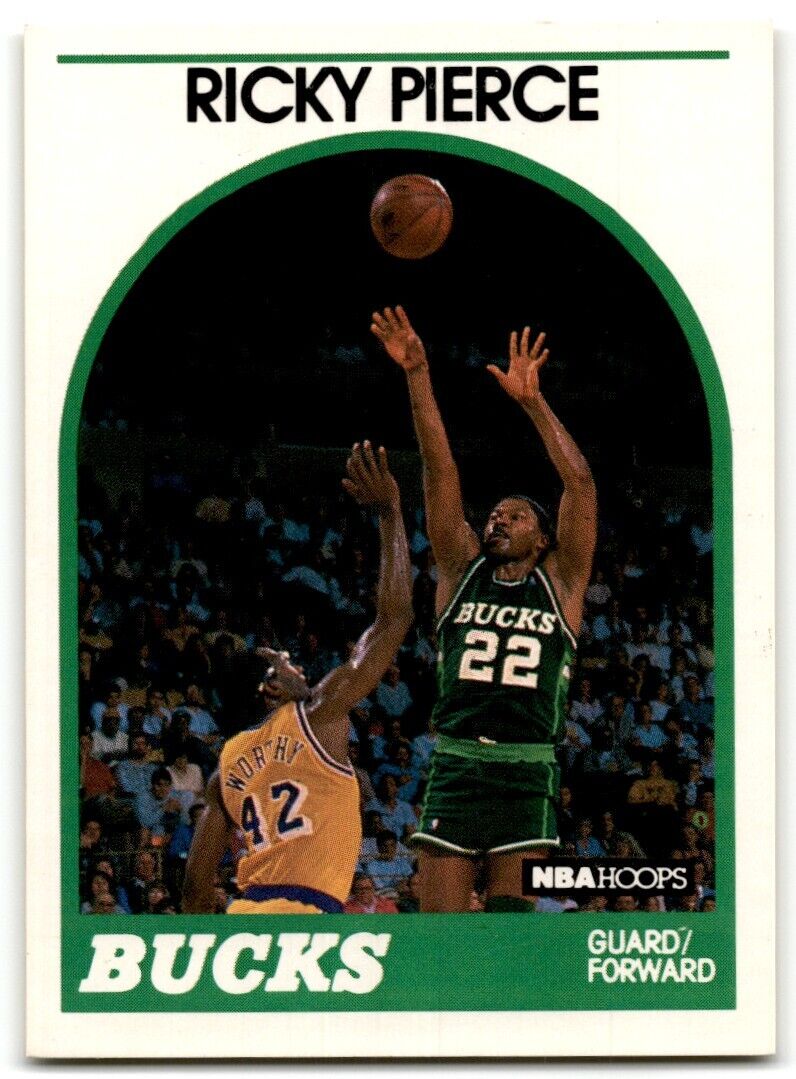 1989-90 Hoops Ricky Pierce Milwaukee Bucks #212