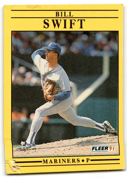 1991 Fleer Bill Swift Seattle Mariners #462