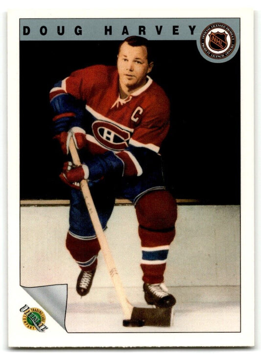 1991-92 Ultimate Original 6 Doug Harvey Montreal Canadiens #12