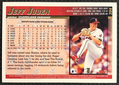 1998 Topps Jeff Juden Cleveland Indians #394