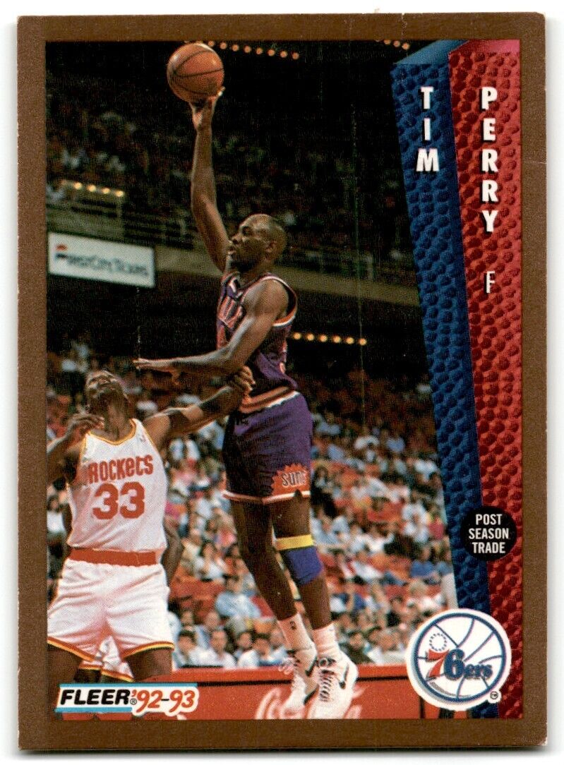 1992-93 Fleer Tim Perry Philadelphia 76ers #174