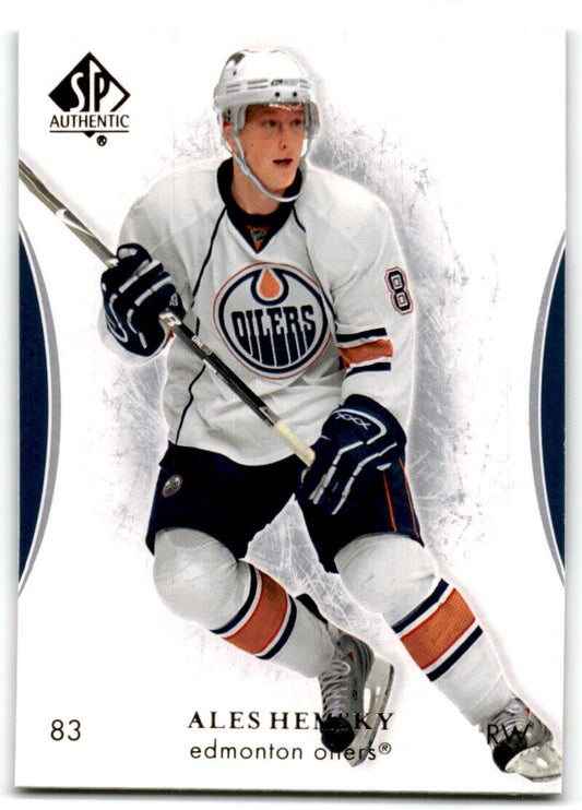 2007-08 SP Authentic Ales Hemsky Edmonton Oilers #60