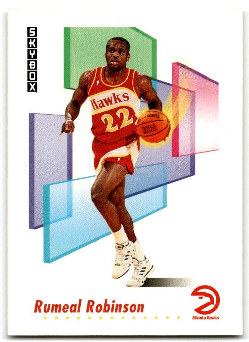 1991-92 SkyBox Rumeal Robinson Atlanta Hawks #8