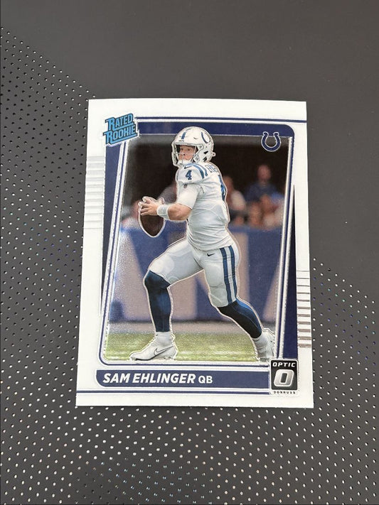 2021 Donruss holo Sam Ehlinger Rookie Indianapolis Colts #246 Parallel