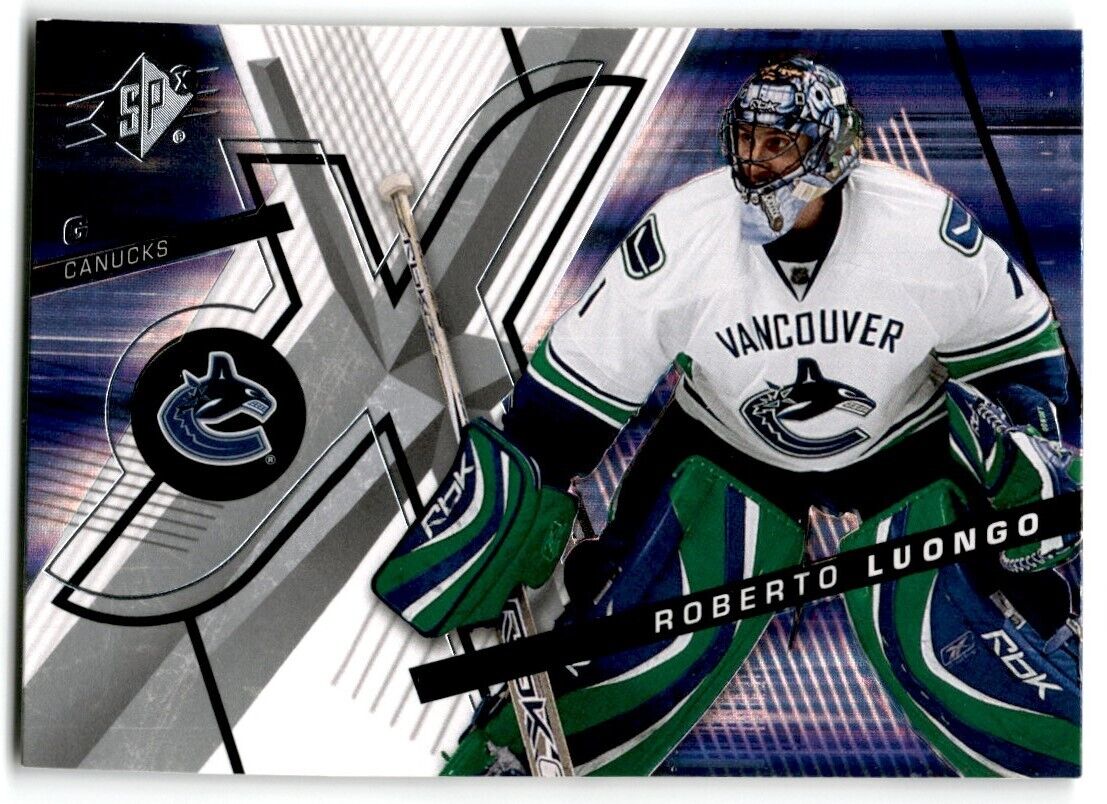 2008-09 Upper Deck Artifacts Roberto Luongo Vancouver Canucks #4