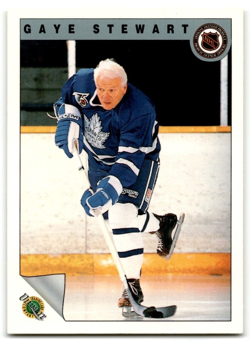 1991-92 Ultimate Original 6 Gaye Stewart Toronto Maple Leafs #45