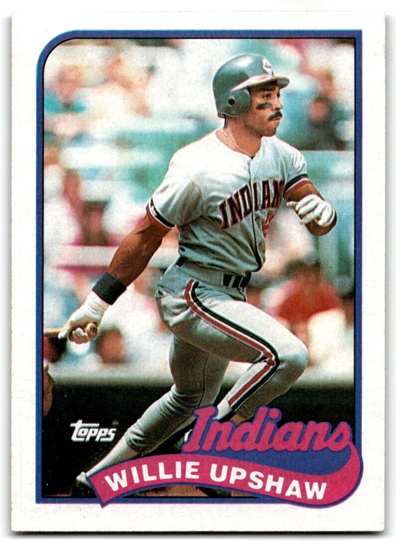 1989 Topps Willie Upshaw Cleveland Indians #106