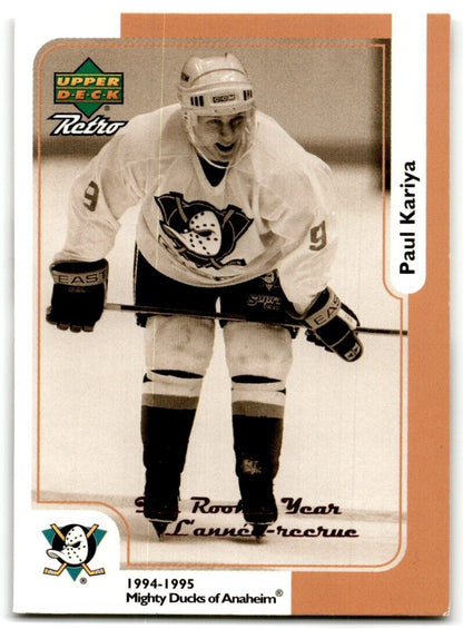 1998-99 Upper Deck Retro McDonald's Paul Kariya Anaheim Mighty Ducks #MCD-1R