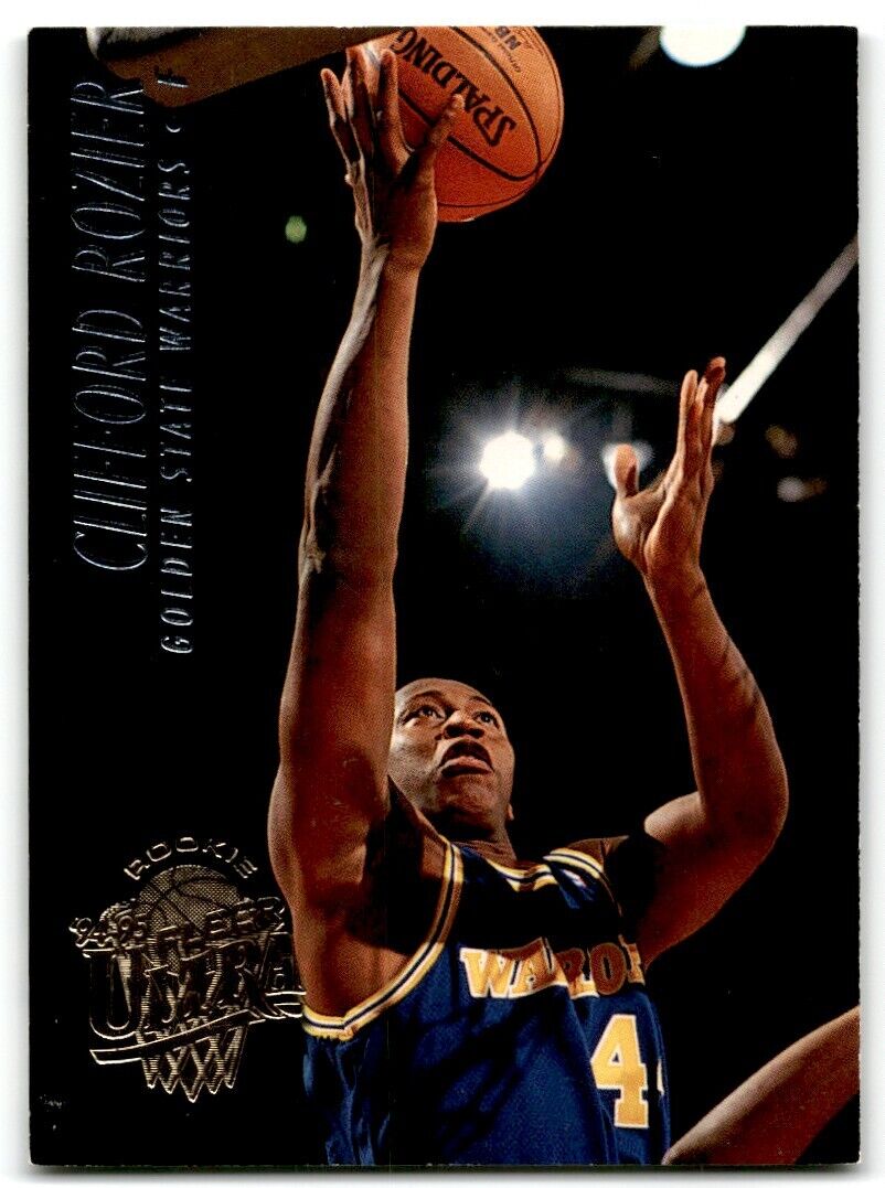 1994-95 Ultra Clifford Rozier Rookie Golden State Warriors #250