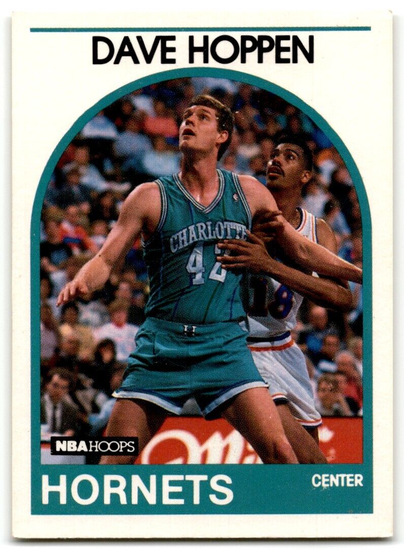 1989-90 Hoops Dave Hoppen Rookie Charlotte Hornets #99