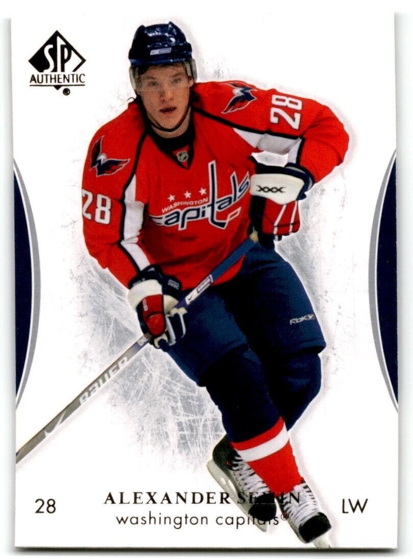 2007-08 SP Authentic Alexander Semin Washington Capitals #6