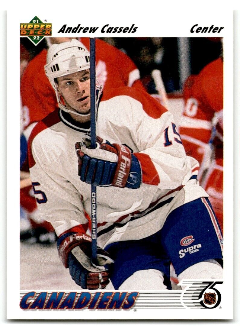 1991-92 Upper Deck Andrew Cassels Montreal Canadiens #379