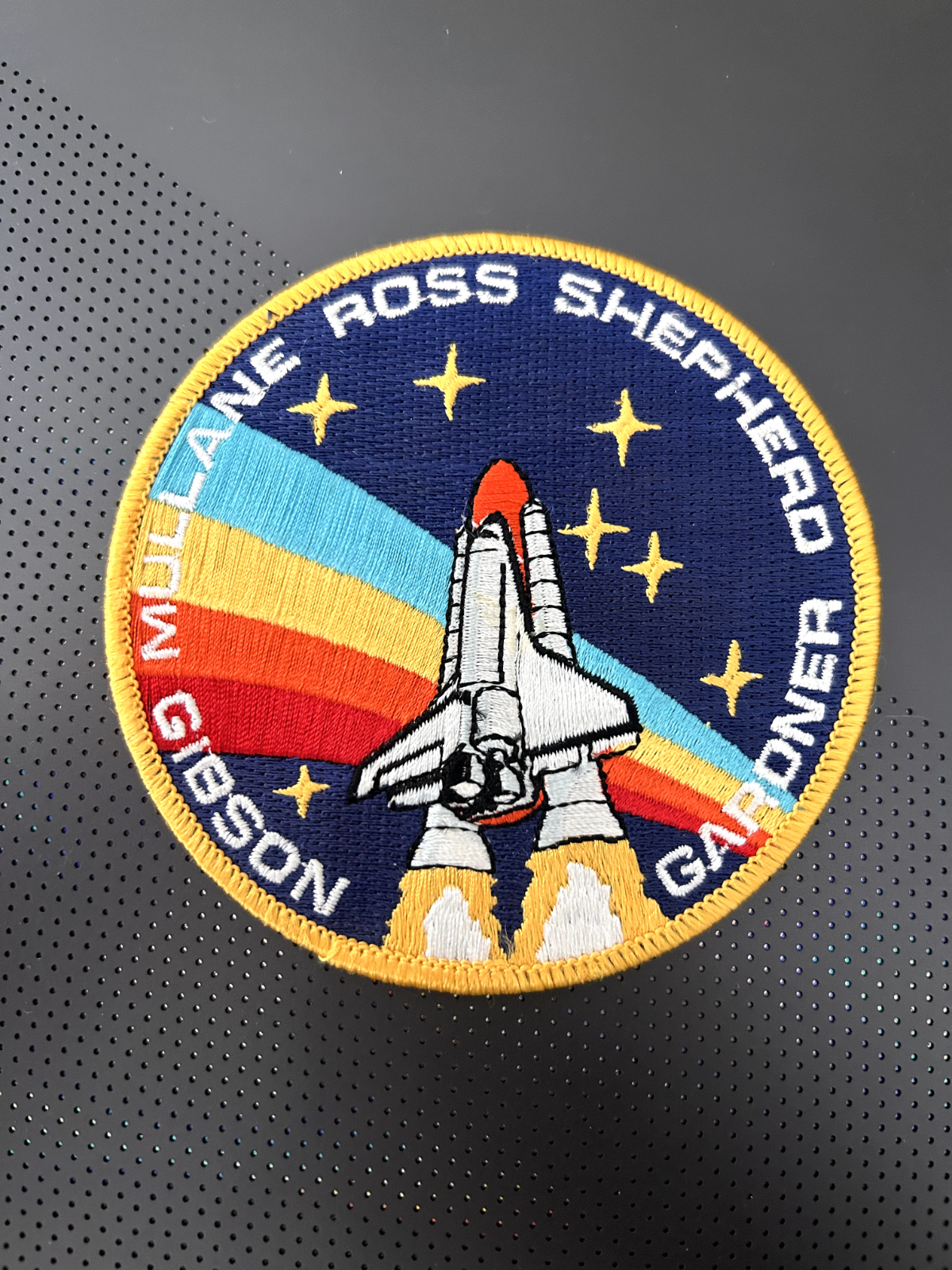 NASA Space Shuttle Atlantis STS-27 Mission Ross Shepherd Gardner Gibson Patch