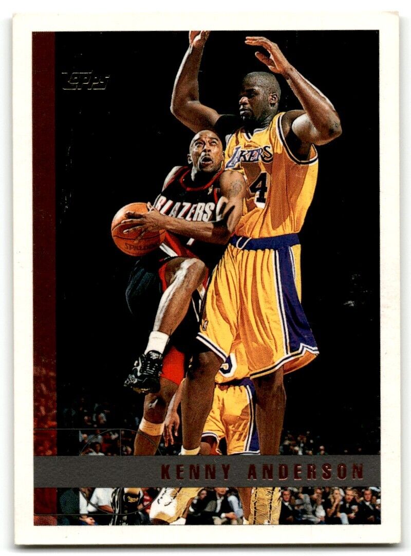 1997-98 Topps Minted in Springfield, Mass Kenny Anderson Portland Trail Blazers