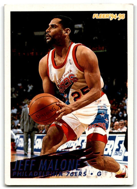 1994-95 Fleer Jeff Malone Philadelphia 76ers #169