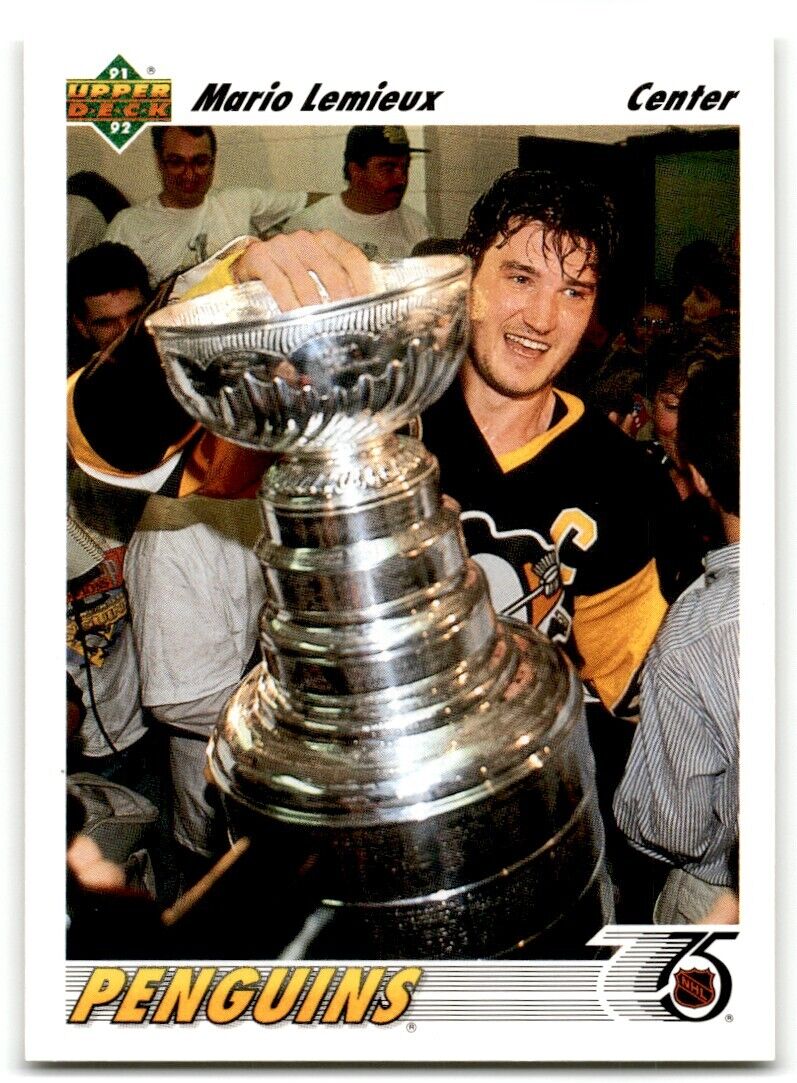 1991-92 Upper Deck Mario Lemieux Pittsburgh Penguins #156