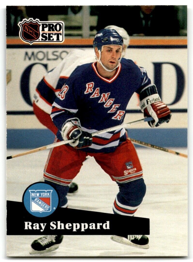 1991-92 Pro Set Ray Sheppard New York Rangers #162