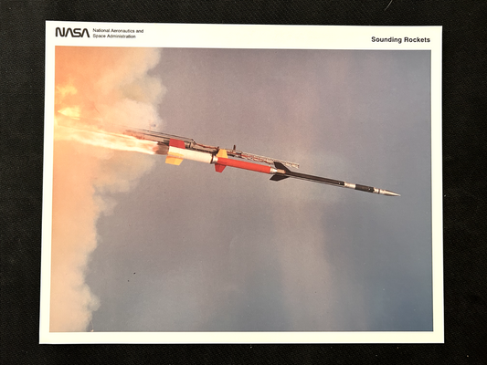 NASA Sounding Rockets 8X10 litho