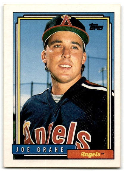 1992 Topps Joe Grahe California Angels #496